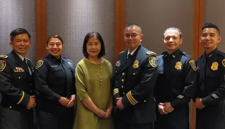 U.S. officers from the HPD travel to Taiwan as part of the Taiwan-U.S. collaboration on the Police Mandarin Course 