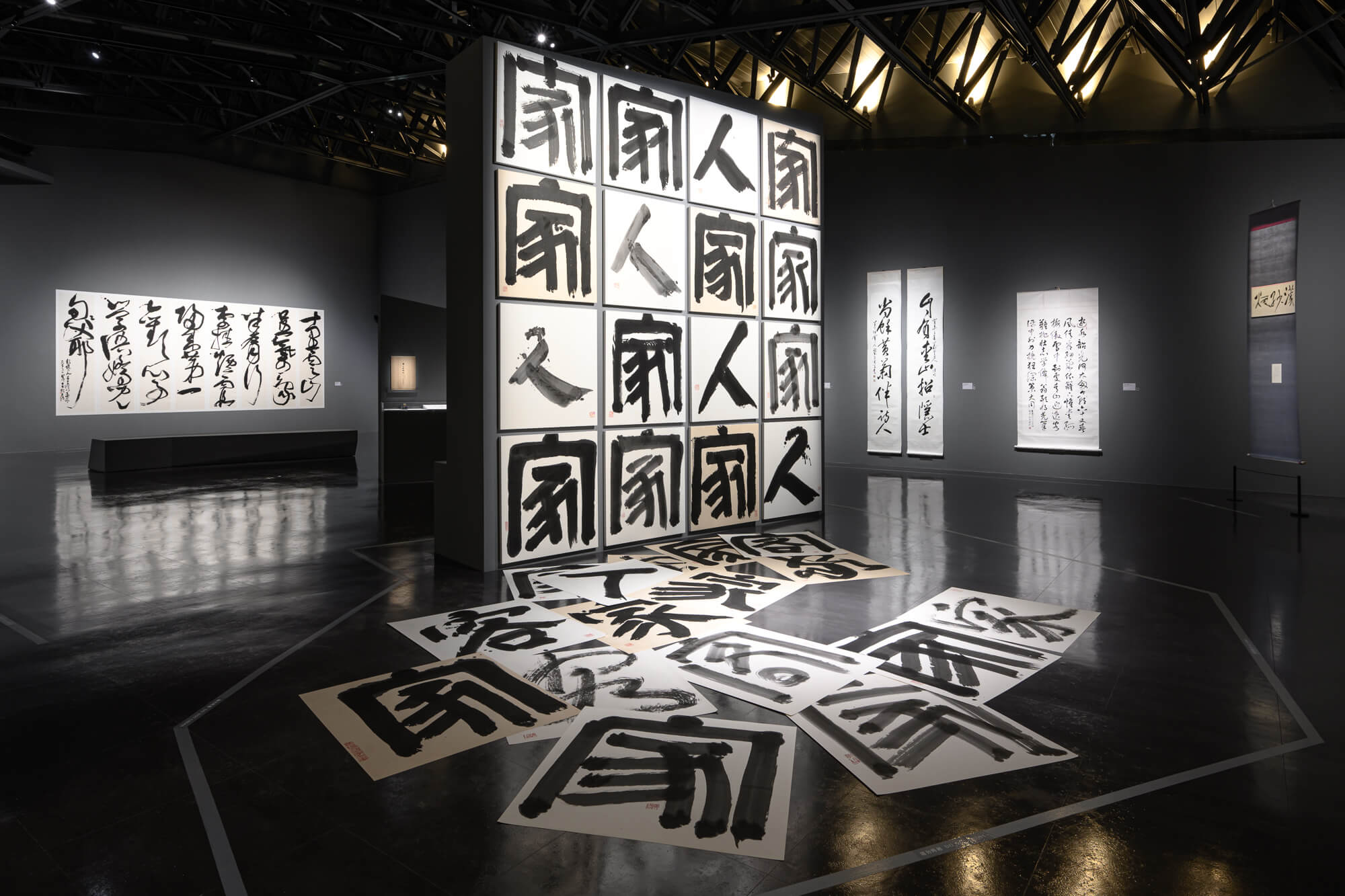 Bảo tàng Mỹ thuật Đào Viên giới thiệu văn hóa Khách Gia thông qua các tác phẩm thư pháp độc đáo. (Ảnh: Bảo tàng Mỹ thuật Đào Viên)