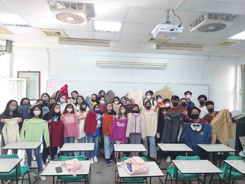 Kun Shan University Donates Winter Clothes to Filipino Freshmen to Stay Warm Picture reproduced from Kun Shan University