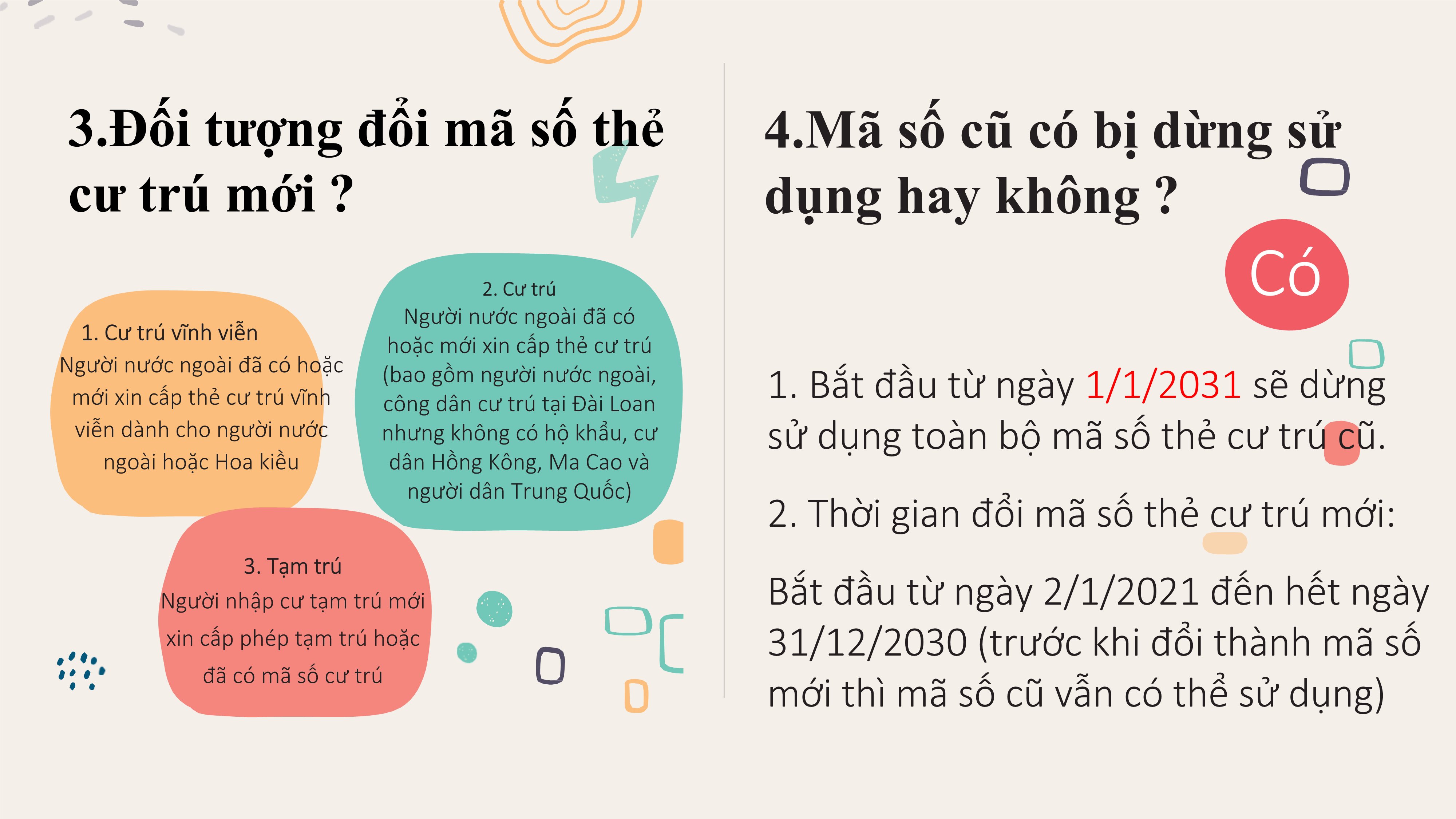 新式外來人口統一證號換發介紹-越南文