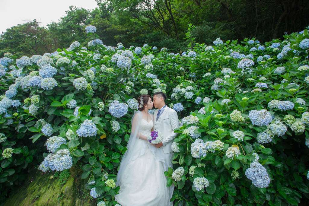 The Department of Information and Tourism, Taipei City Government promotes Taipei wedding photography in Malaysia and Singapore.  Photo reproduced from 台北旅遊網