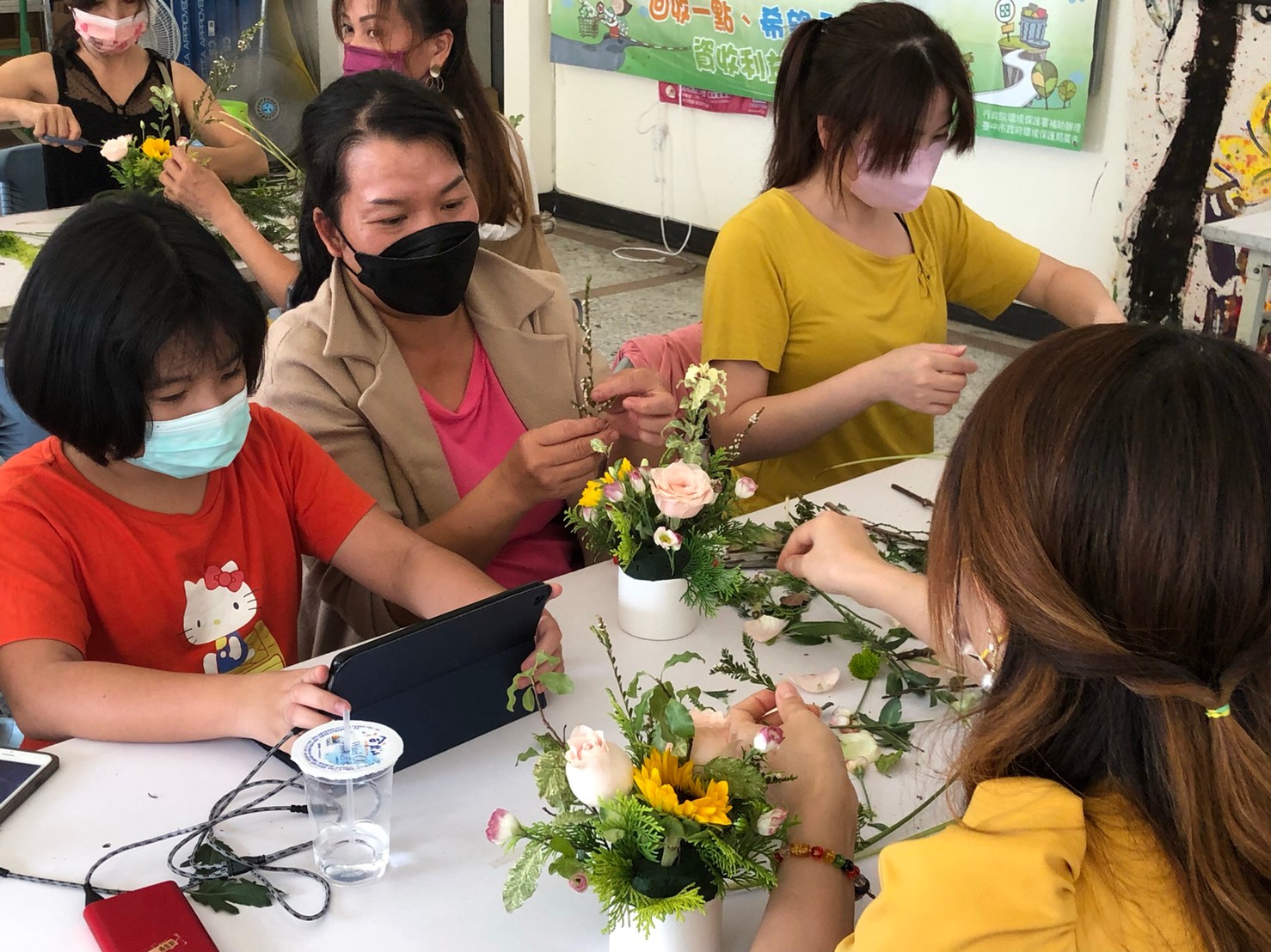 Kota Taichung meluncurkan "Workshop Rantai Industri" untuk membekali imigran baru dengan berbagai keterampilan di tempat kerja. Sumber foto :Departemen Ketenagakerjaan Kota Taichung