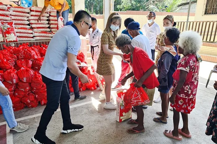 Taiwanese Compatriot Association in the Philippines Donates Materials to Local Indigenous Residents Picture reproduced from Taiwanese Compatriot Association in the Philippine