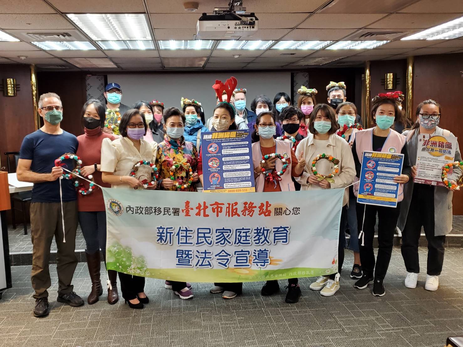 New Immigrants Interpreter Shares Festivals in Hometown; Four Months of Christmas Celebration in the PhilippinesPhoto provided by NIA Taipei City Service Center