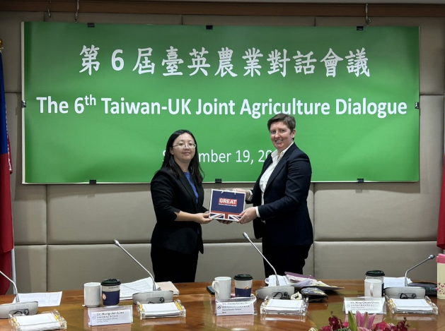 Cooperation in agriculture between Taiwan and the UK will be strengthened through the Taiwan-UK Joint Agriculture Dialogue.  Photo provided by the Ministry of Agriculture
