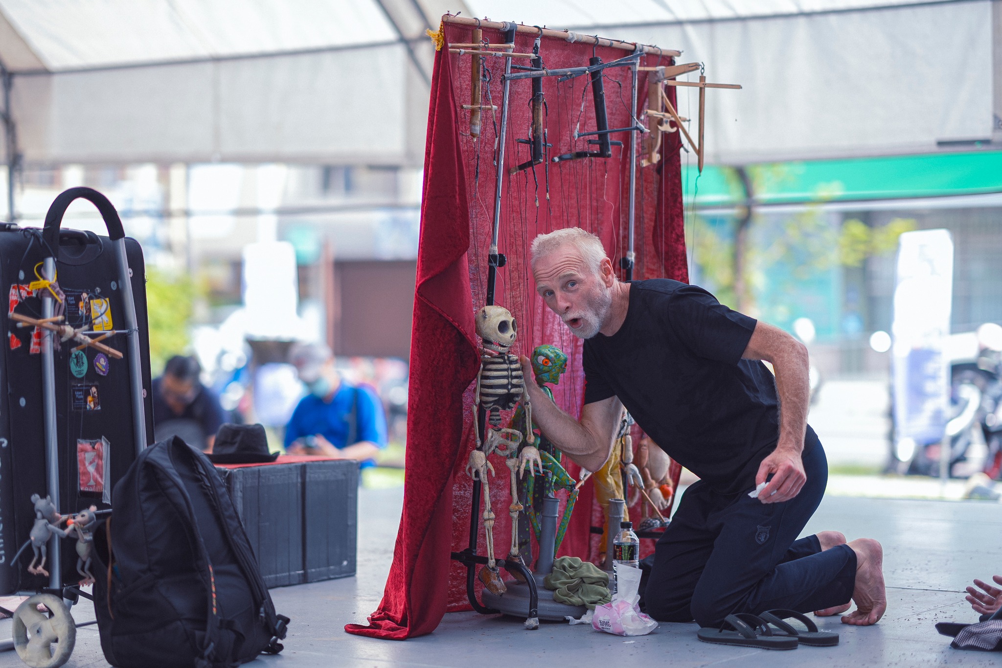 Teams from the US and Europe are invited to participate in the 21st Yunlin International Puppet Theater Festival as cross-border performers.   Photo provided by Yunlin International Puppet Theater Festival