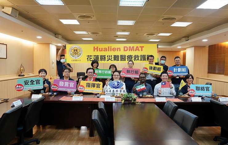 Director of Health Bureau of the Republic of Somaliland comes to Taiwan to exchange knowledge on disaster medical rescue.  Photo provided by Hualien County Health Bureau